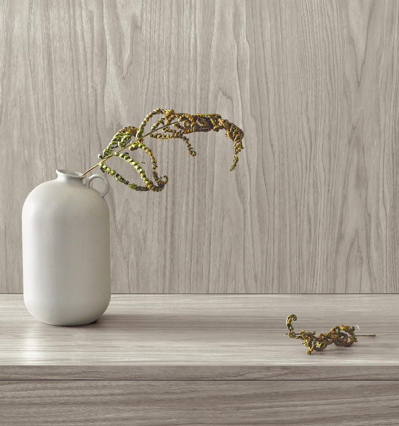 Light grey wood finishes for custom wardrobes and home spaces by California Closets