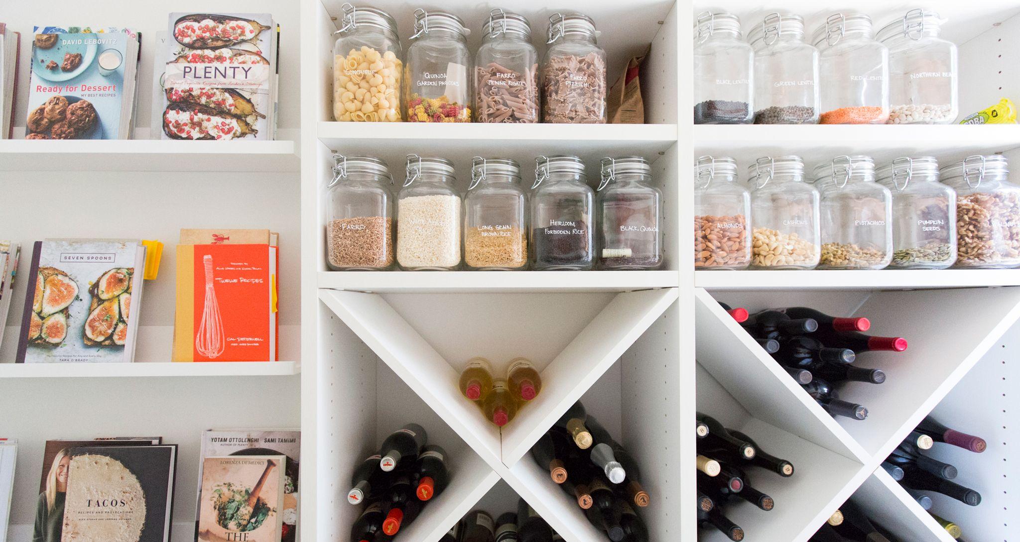 Blogger, Erin Hiemstra gets an updated pantry designed to maximize storage for food, wine, spices and kitchen gadgets from California Closets